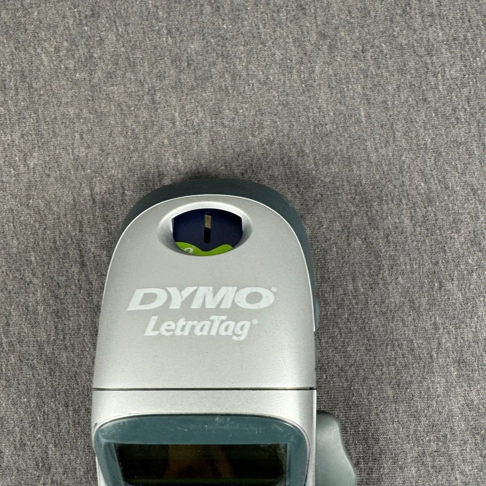 Dymo LetraTag Handheld Label Maker Silver Gray Portable‎ LT-100H Type